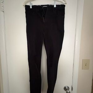 Express Black High-Rise Leggings Jeggings